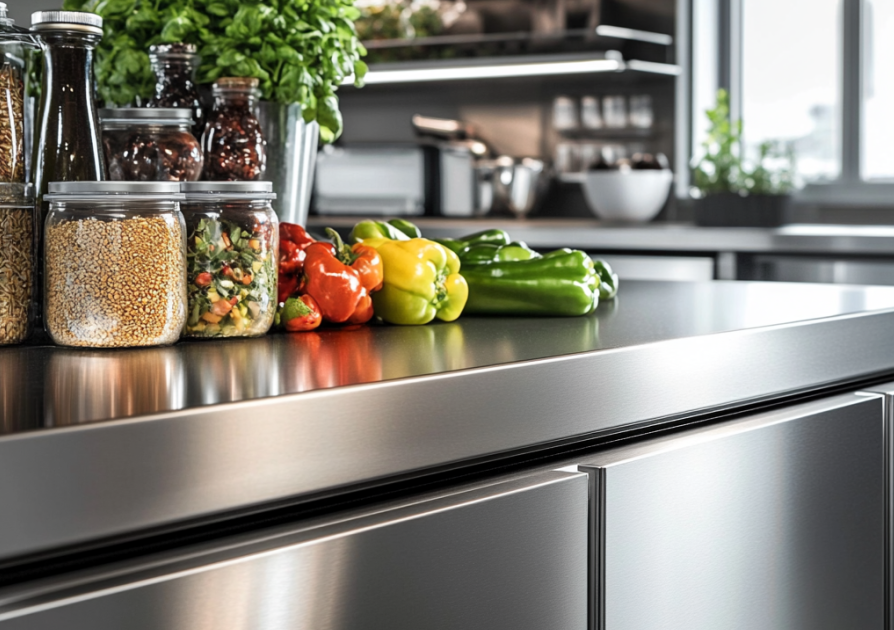 countertop-refrigerator with Stainless Steel